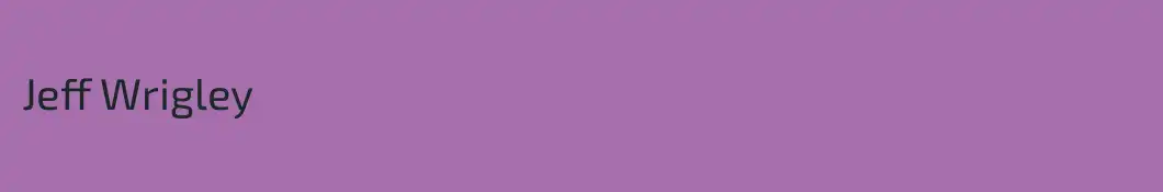 Jeff Wrigley